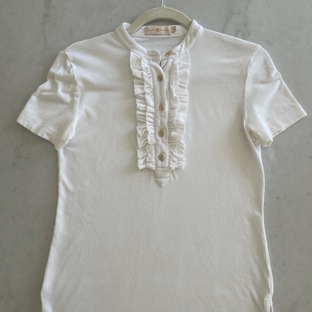 Tory Burch Lidia Top in White